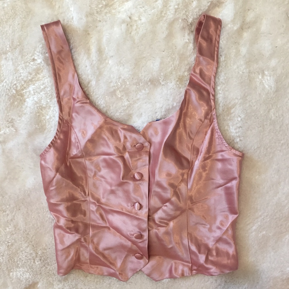 Vintage Victoria’s Secret Satin Vest/Corset